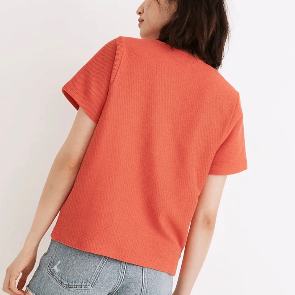 Madewell ~ Ruched-Front Top - Picture 4 of 9